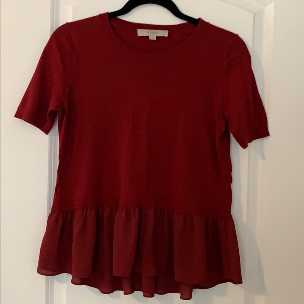 Loft Peplum blouse